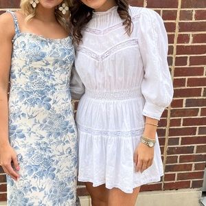 LoveShackFancy White Mini Dress
